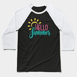 Hello Summer Sunshine Baseball T-Shirt